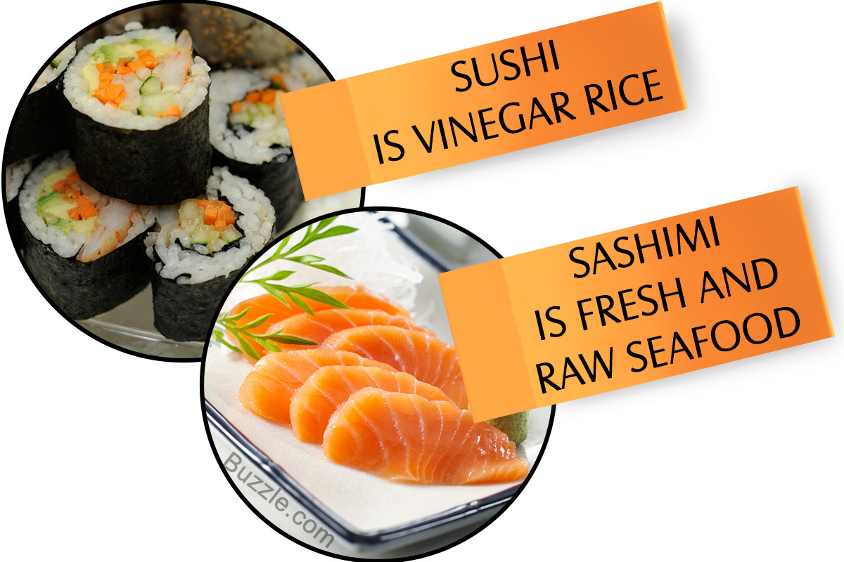 sushi vs sashimi definition